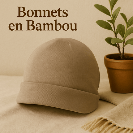 Découvrez notre collection de bonnets en Bambou : des accessoires doux et responsables pour un confort optimal.