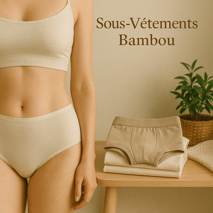 Découvrez le confort inégalé de nos sous-vêtements en bambou