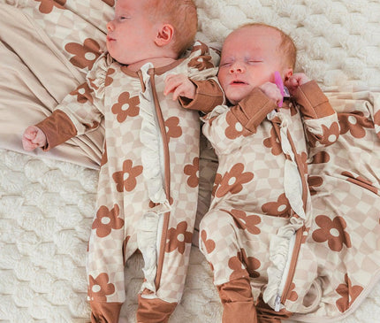 Pyjama Enfant et Maman Imprimé Fleur