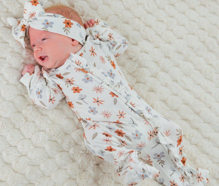 Onesie Floral Bambou Bébé
