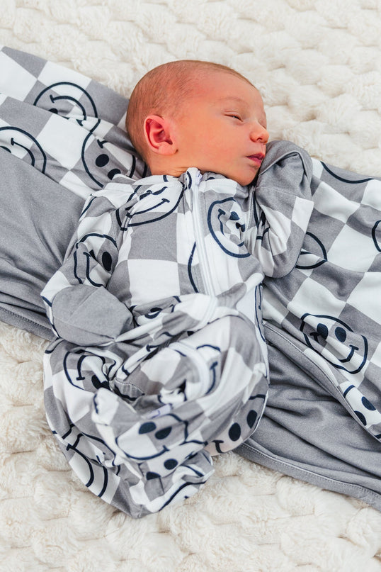 Couverture Bébé en Bambou Smiley