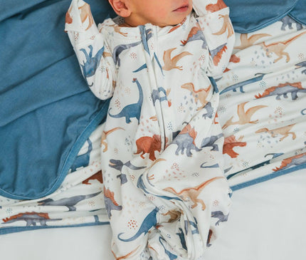 Onesie Dinosaure en Bambou