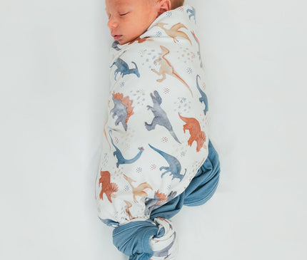 Onesie Dinosaure en Bambou