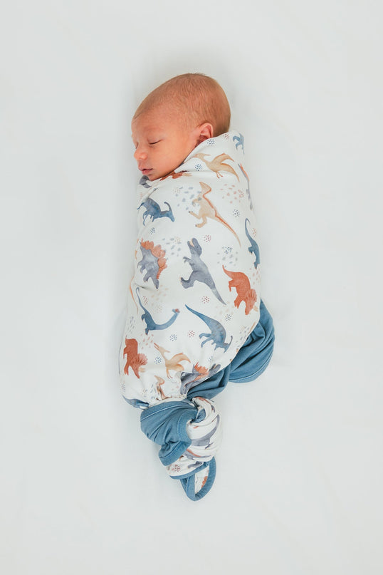 Couverture Bébé Bambou Dino