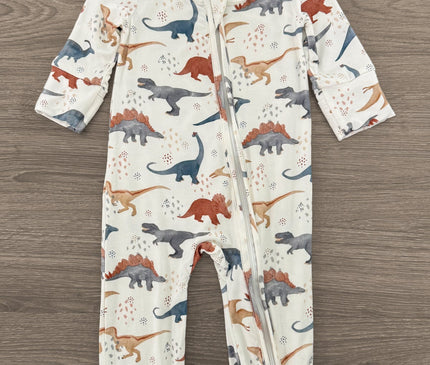 Onesie Dinosaure en Bambou