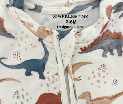 Onesie Dinosaure en Bambou