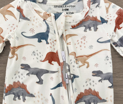 Onesie Dinosaure en Bambou