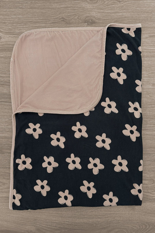 Couverture en Bambou Midnight Blossom