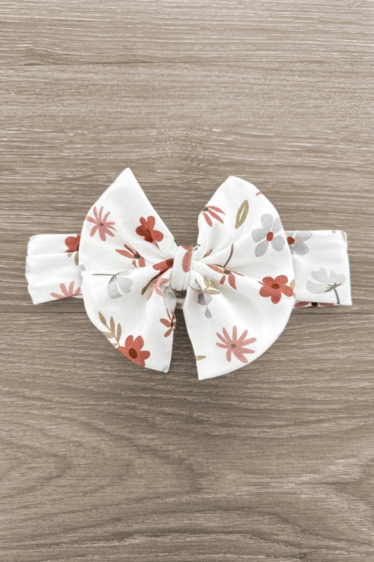 Bandeau Nœud Fleur Bambou