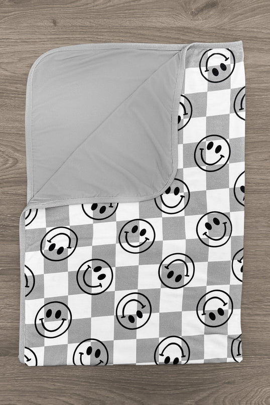 Couverture Bébé en Bambou Smiley