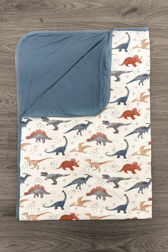 Couverture Bébé Bambou Dino