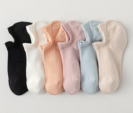 Lot 6 Chaussettes Basses en Fibre de Bambou