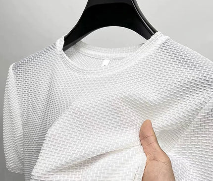 T-shirt en Fibre de Bambou Tissé