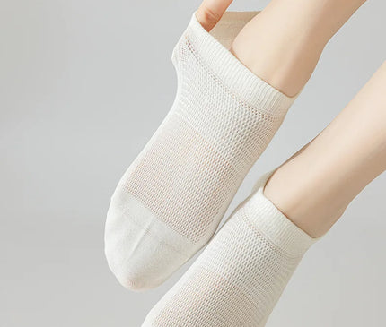 Lot 6 Chaussettes Basses en Fibre de Bambou