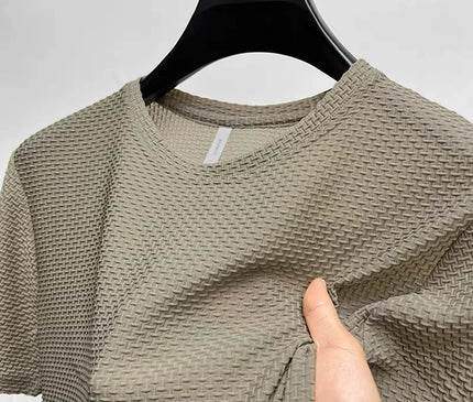 T-shirt en Fibre de Bambou Tissé