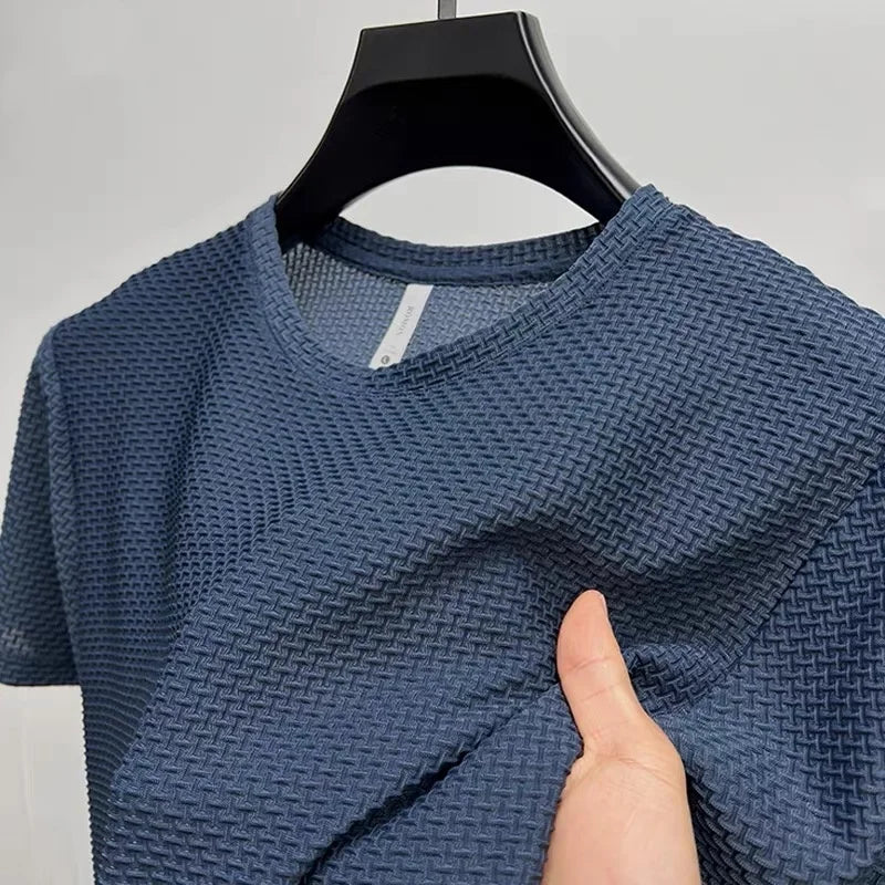 T-shirt en Fibre de Bambou Tissé